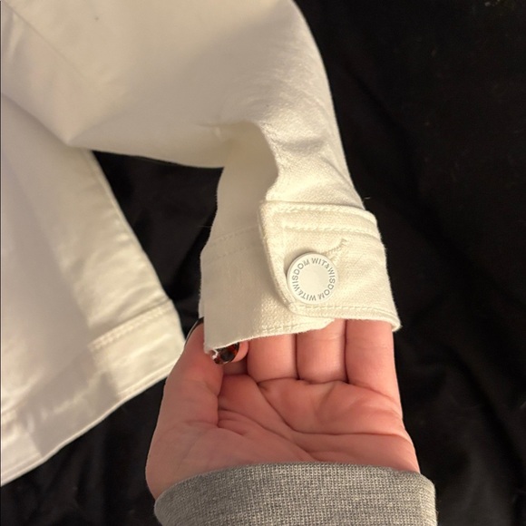 Wit & Wisdom White Stretch Denim Jacket | Women’s Medium - Picture 5 of 5